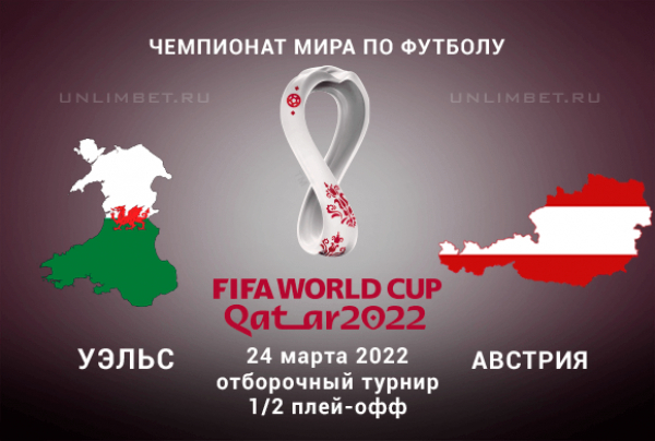 Уэльс - Австрия прогноз на ЧМ по футболу 24.03.2022