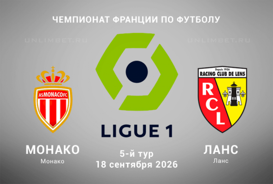 Прогноз на Монако &ndash; Ланс 18.09.2026 Лига 1 Франции 5 тур