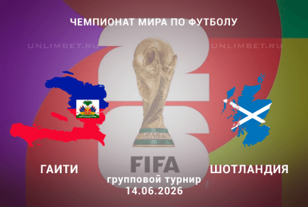 Гаити &ndash; Шотландия 14.06.2026: прогноз и анализ матча ЧМ по футболу