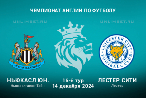 Ньюкасл - Лестер прогноз на 14.12.2024 Премьер-лига Англии 16 тур