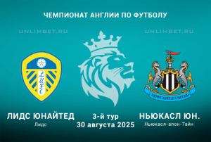Лидс &mdash; Ньюкасл прогноз на 30.08.2025 3 тур Чемпионата Англии