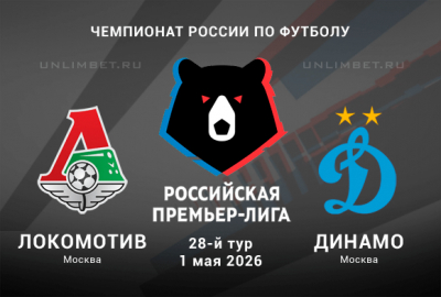Локомотив &ndash; Динамо 01.05.2026: аналитика, разбор линии на матч