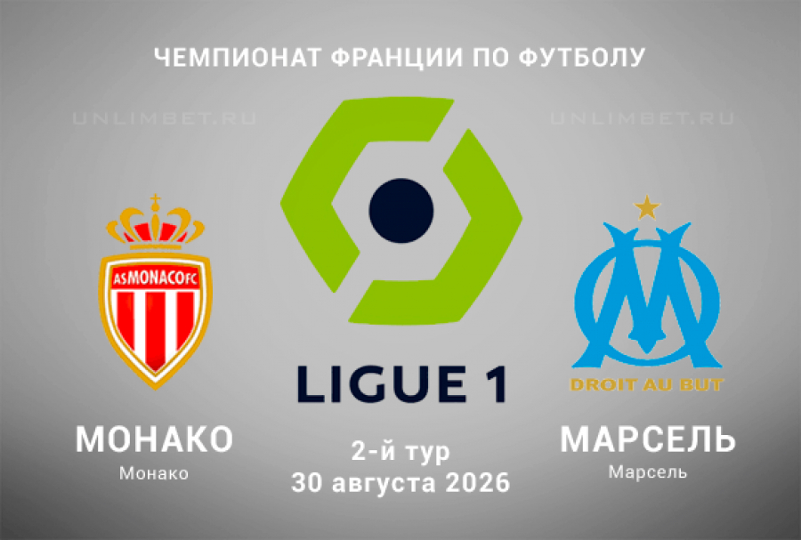 Монако &ndash; Марсель 30.08.2026: коэффициенты, прогноз и разбор линии